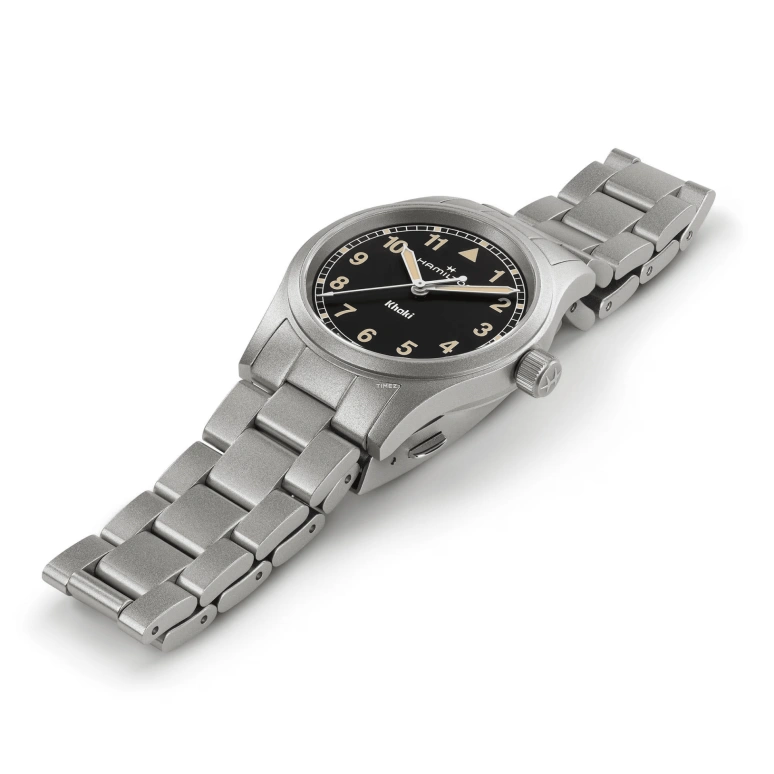Hamilton,Khaki Field 33mm,33mm,Stainless Steel,Black,Handwound,Sapphire,Glass,Round,H69301131