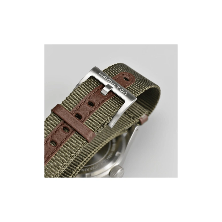Hamilton,Khaki Field 38mm,38mm,Stainless Steel,Black,Handwound,Day,80hours,H69439931