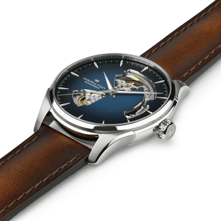 Hamilton,Jazzmaster 40mm,40mm,Stainless Steel,Blue,Automatic,80hours,In-house Caliber,H32675540