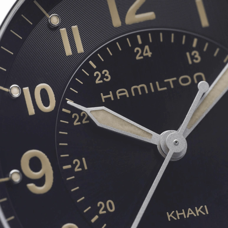 Hamilton,Khaki Field 40mm,40mm,Stainless Steel,Black,Quartz,Chronograph,Date,H68551833