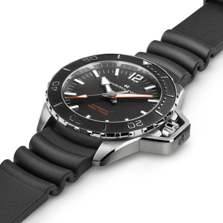 Hamilton,Khaki Navy 46mm,46mm,Stainless Steel,Black,Automatic,80hours,In-house Caliber,H77825330