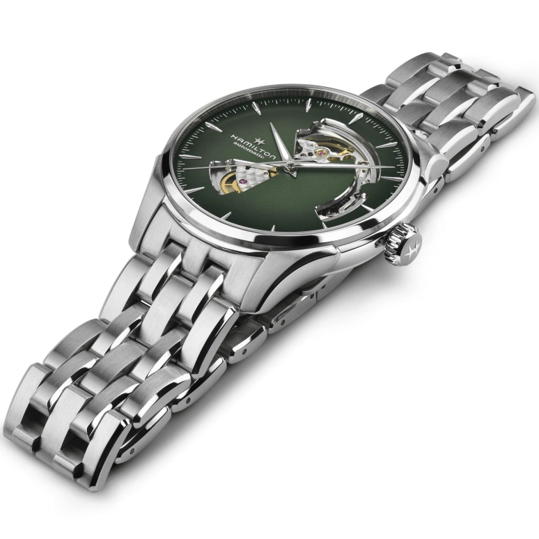 Hamilton,Jazzmaster 40mm,40mm,Stainless Steel,Luminous,Green,Automatic,80hours,In-house Caliber,H32675160