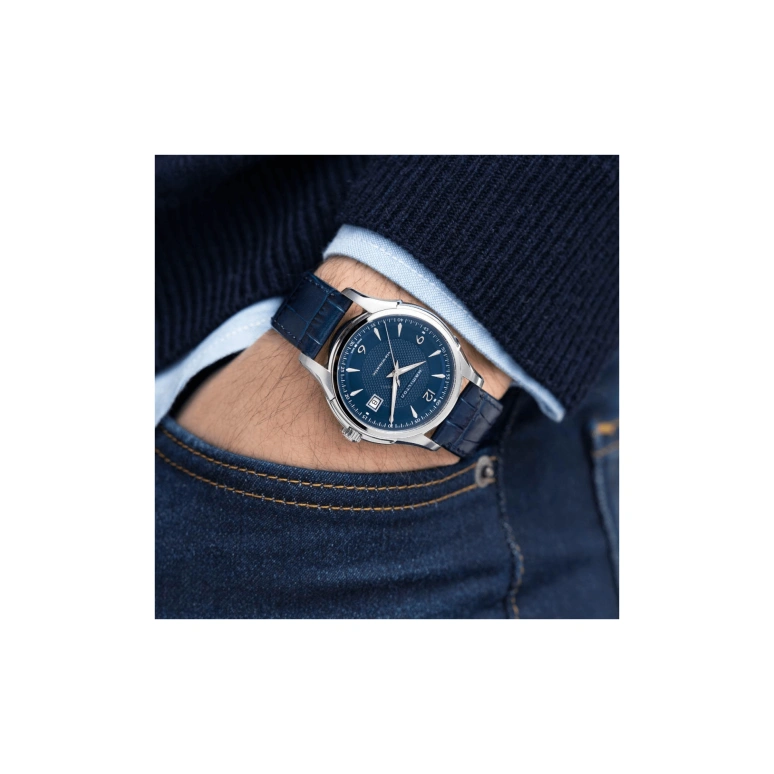 Hamilton,Jazzmaster 40mm,40mm,Stainless Steel,Blue,Automatic,80hours,In-house Caliber,H32515641