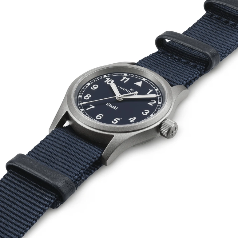 Hamilton,Khaki Field 33mm,33mm,Stainless Steel,Blue,Quartz,Sapphire,Crystal Glass,Round,H69301940