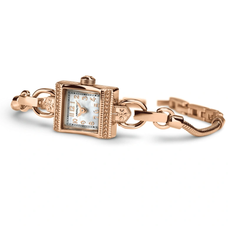 Hamilton,American Classic 15x19mm,15x19mm,Stainless Steel,White,Quartz,Sapphire,Crystal Glass,Rectangular,H31241190