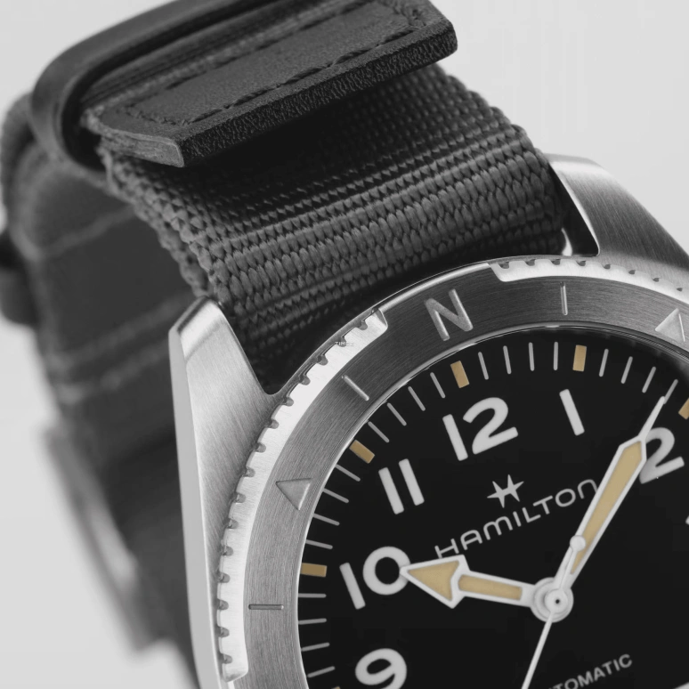Hamilton,Khaki Field 37mm,37mm,Stainless Steel,Black,Automatic,80hours,In-house Caliber,H70225930