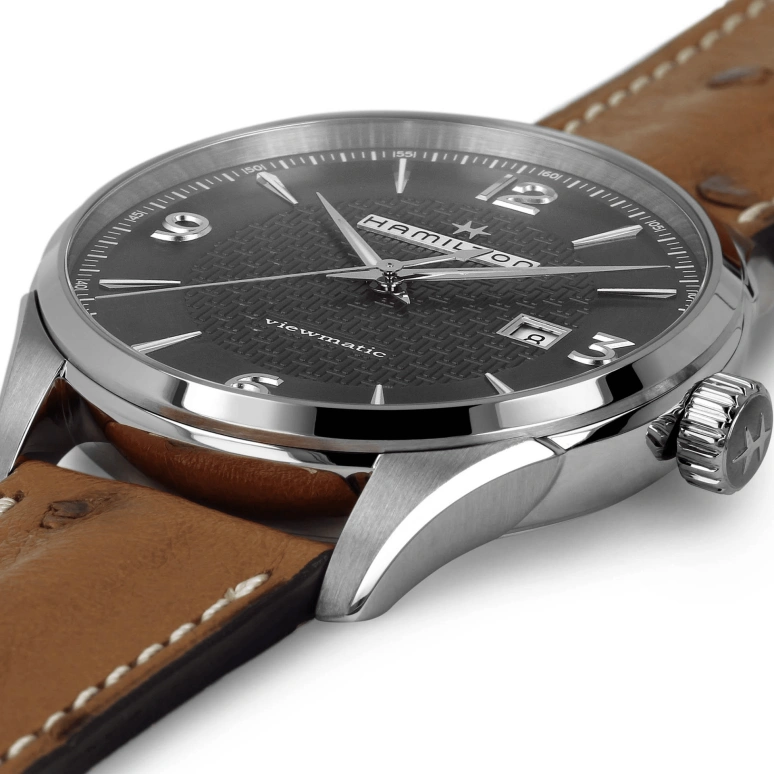 Hamilton,Jazzmaster 44mm,44mm,Stainless Steel,Grey,Automatic,Date,80hours,H32755851
