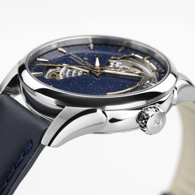Hamilton,Jazzmaster 36mm,36mm,Stainless Steel,Blue,Automatic,80hours,In-house Caliber,H32215642