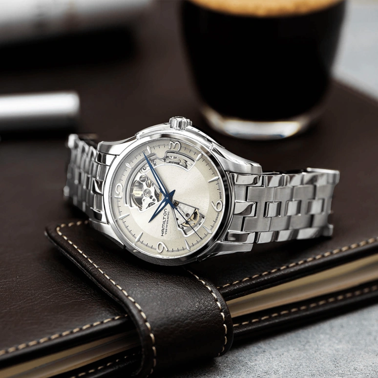 Hamilton,Jazzmaster 40mm,40mm,Stainless Steel,Beige,Automatic,80hours,In-house Caliber,H32565121