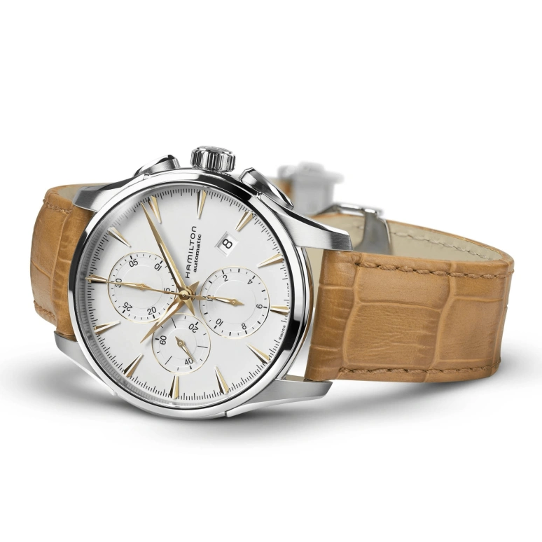 Hamilton,Jazzmaster 42mm,42mm,Stainless Steel,White,Automatic,80hours,In-house Caliber,H32586511