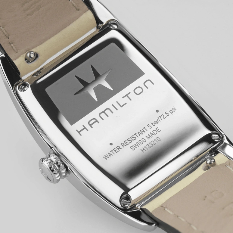Hamilton,American Classic 23.50x27.40mm,23.50x27.40mm,Stainless Steel,Beige,Cream,Quartz,Sapphire,Glass,Rectangular,H13321821