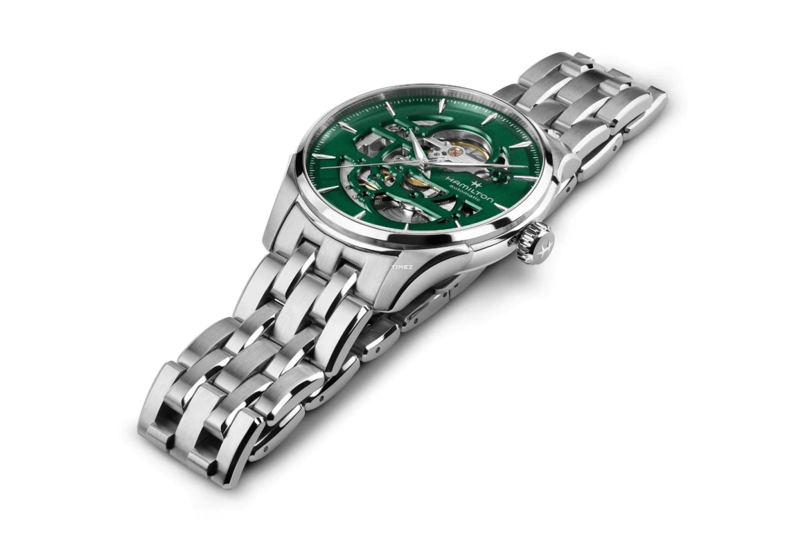 Hamilton,Jazzmaster 40mm,40mm,Stainless Steel,Green,Automatic,80hours,In-house Caliber,H42535160