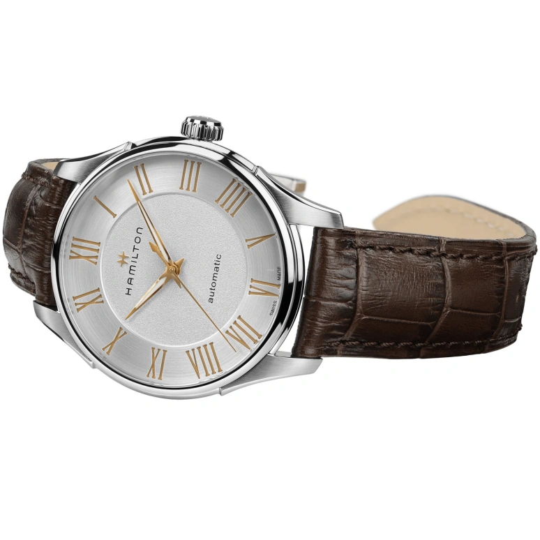 Hamilton,Jazzmaster 40mm,40mm,Stainless Steel,Silver White,Automatic,80hours,In-house Caliber,H42535550