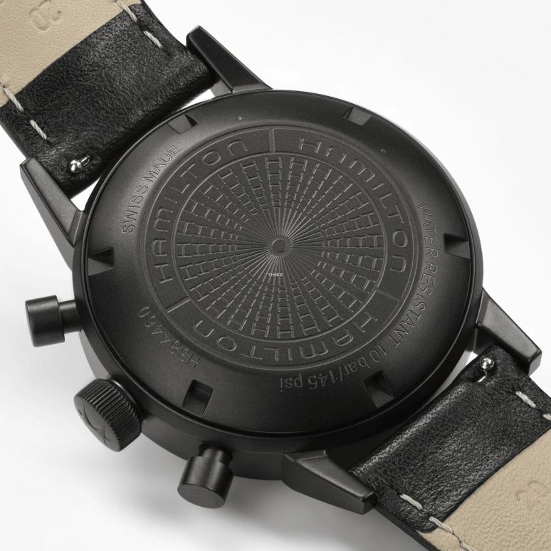 Hamilton,American Classic 40mm,40mm,Stainless Steel,Black,Automatic,Chronograph,Day,H38446731