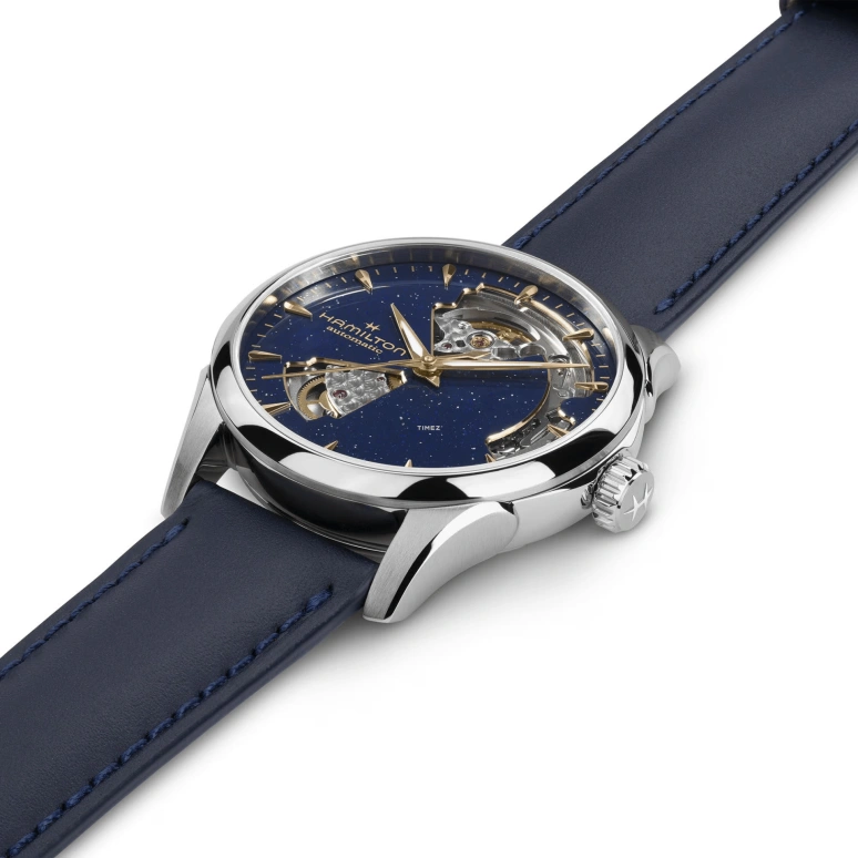 Hamilton,Jazzmaster 36mm,36mm,Stainless Steel,Blue,Automatic,80hours,In-house Caliber,H32215642