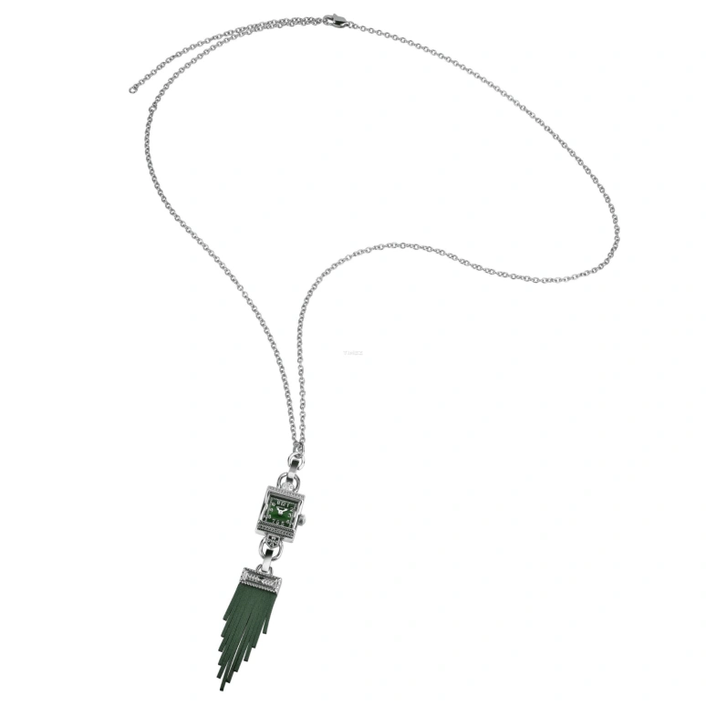 Hamilton,American Classic 15x19mm,15x19mm,Stainless Steel,Crystal,Green,Quartz,Sapphire,Square,H31271160