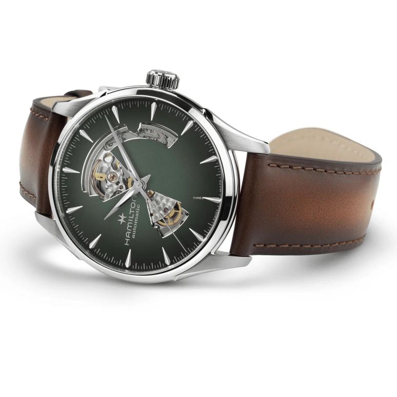 Hamilton,Jazzmaster 42mm,42mm,Stainless Steel,Khaki Green,Automatic,80hours,In-house Caliber,H32705560