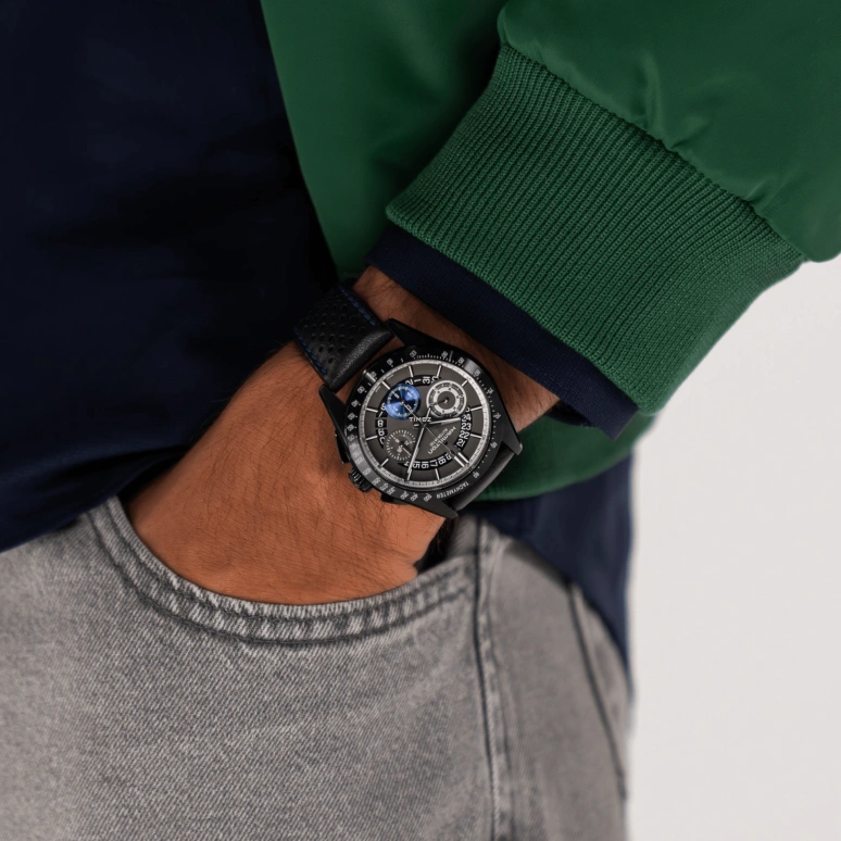Hamilton,Jazzmaster 42mm,42mm,Stainless Steel,Black,Grey,Automatic,Chronograph,Day,H36646780