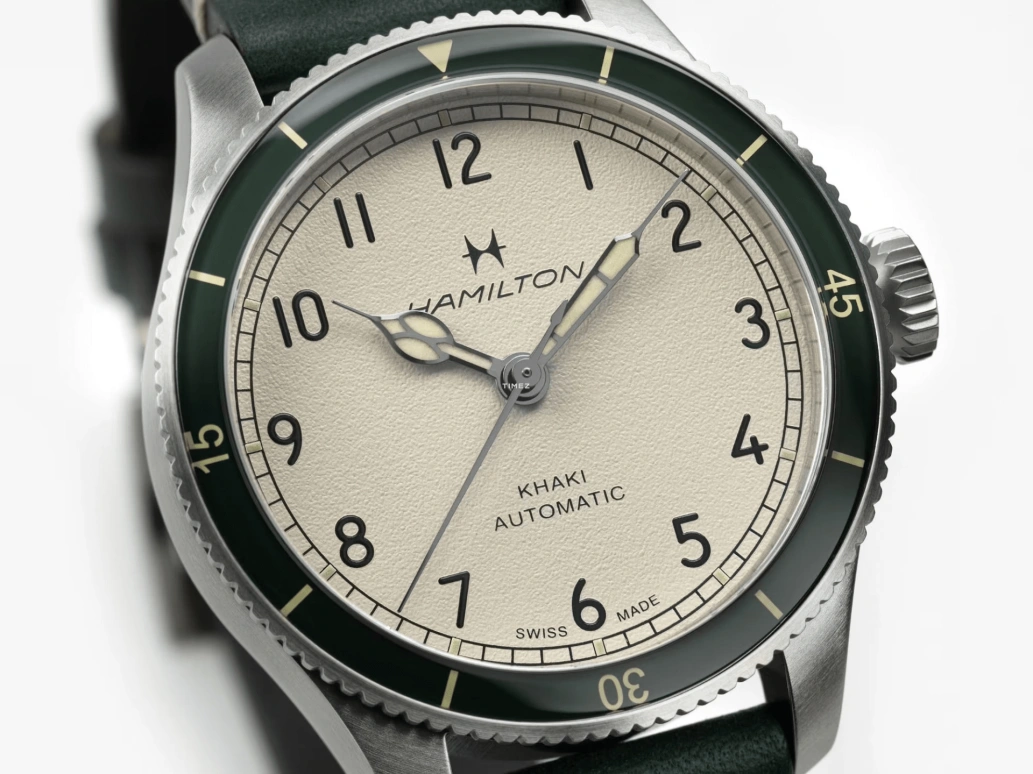 Hamilton,Khaki Aviation 38mm,38mm,Stainless Steel,White,Automatic,80hours,In-house Caliber,H76255810