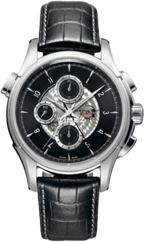 Hamilton,Khaki Action 44mm,44mm,Stainless Steel,Black,Sapphire,Crystal Glass,Open,H32619733