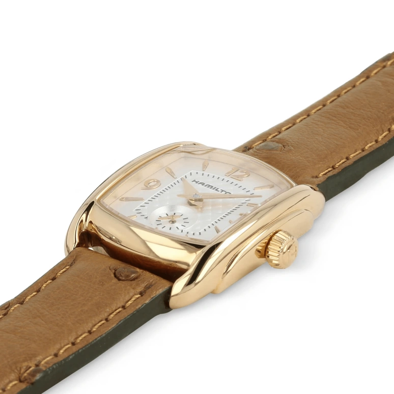 Hamilton,American Classic 23x28.50mm,23x28.50mm,Stainless Steel,Rose Gold,Silver,Quartz,26280hours,Sapphire,Crystal Glass,H12341555