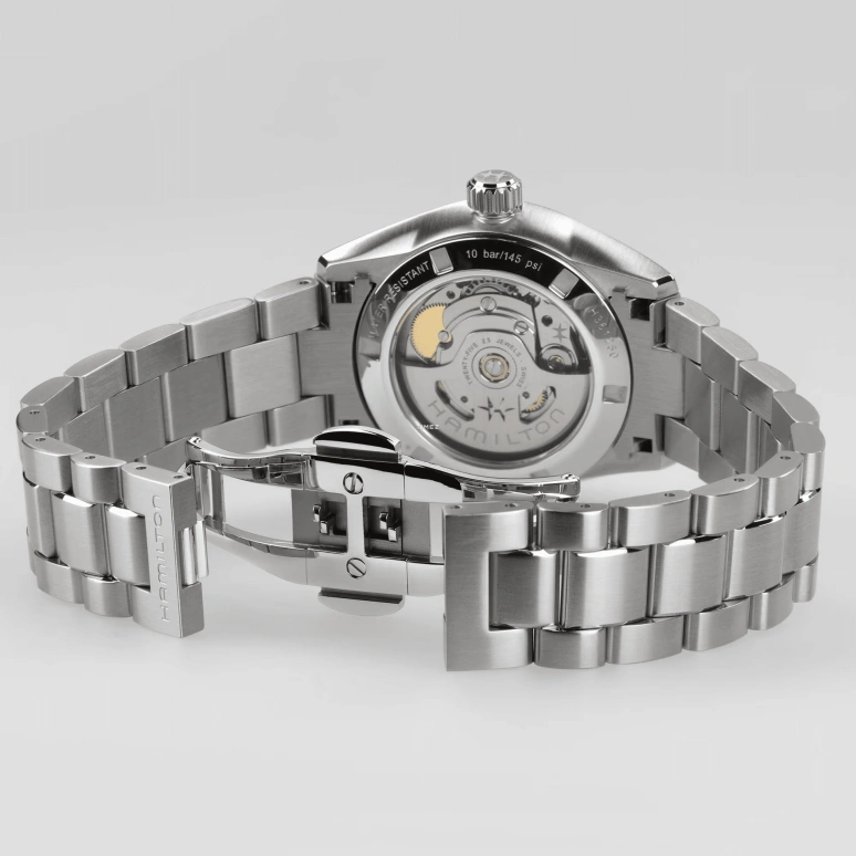 Hamilton,Jazzmaster 34mm,34mm,Stainless Steel,Purple,Automatic,Sapphire,Glass,Tonneau,H36105170