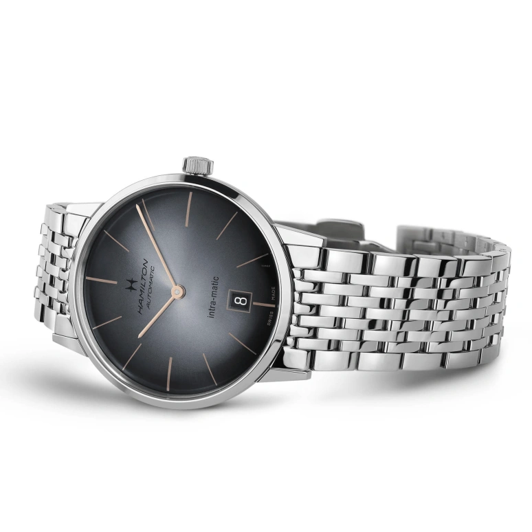 Hamilton,American Classic 42mm,42mm,Stainless Steel,Grey,Automatic,Day,42hours,H38755181