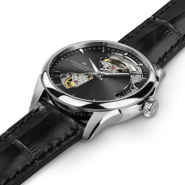 Hamilton,Jazzmaster 36mm,36mm,Stainless Steel,Black,Automatic,80hours,In-house Caliber,H32215730