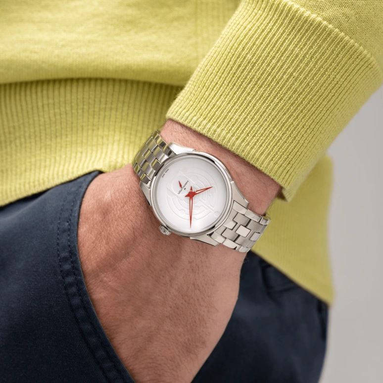 Hamilton,Jazzmaster 40mm,40mm,Stainless Steel,White,Quartz,Sapphire,Crystal Glass,Round,H38421110