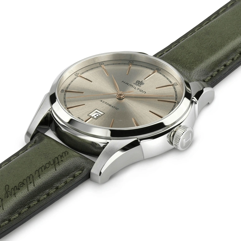 Hamilton,American Classic 42mm,42mm,Stainless Steel,Beige,Automatic,Day,80hours,H42415801
