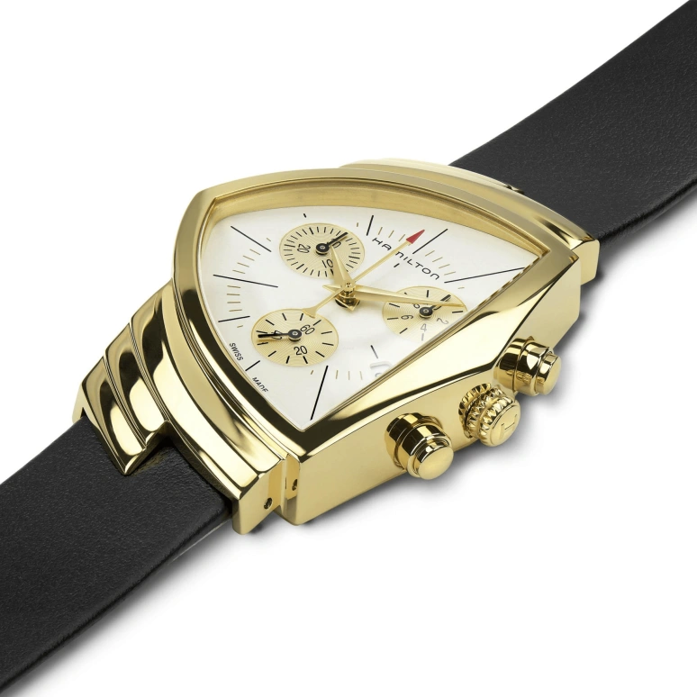 Hamilton,Ventura 32.30x50.30mm,32.30x50.30mm,Stainless Steel,Silver,Quartz,Chronograph,Day,H24422751