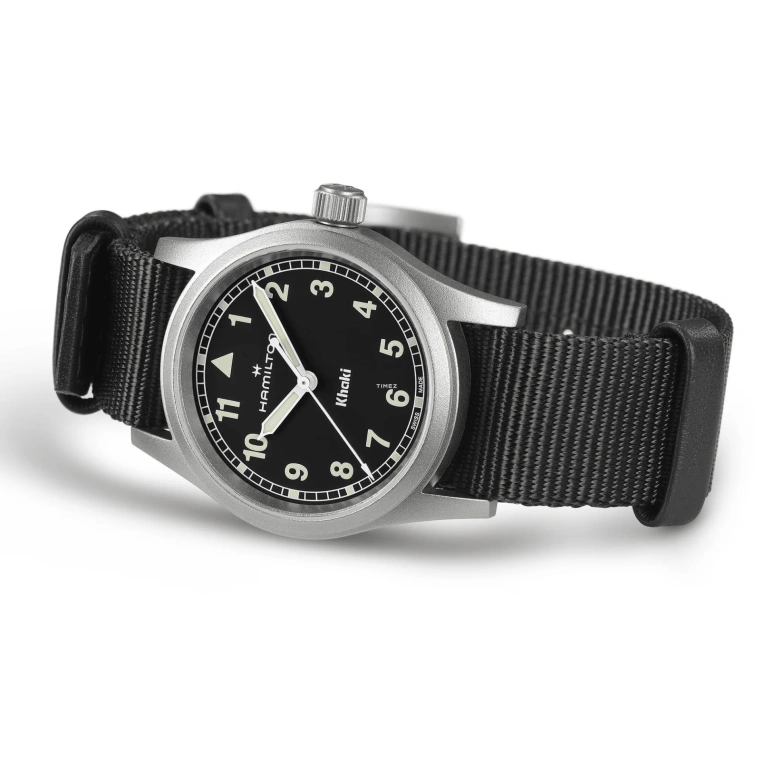 Hamilton,Khaki Field 33mm,33mm,Stainless Steel,Black,Quartz,Sapphire,Crystal Glass,Round,H69301430