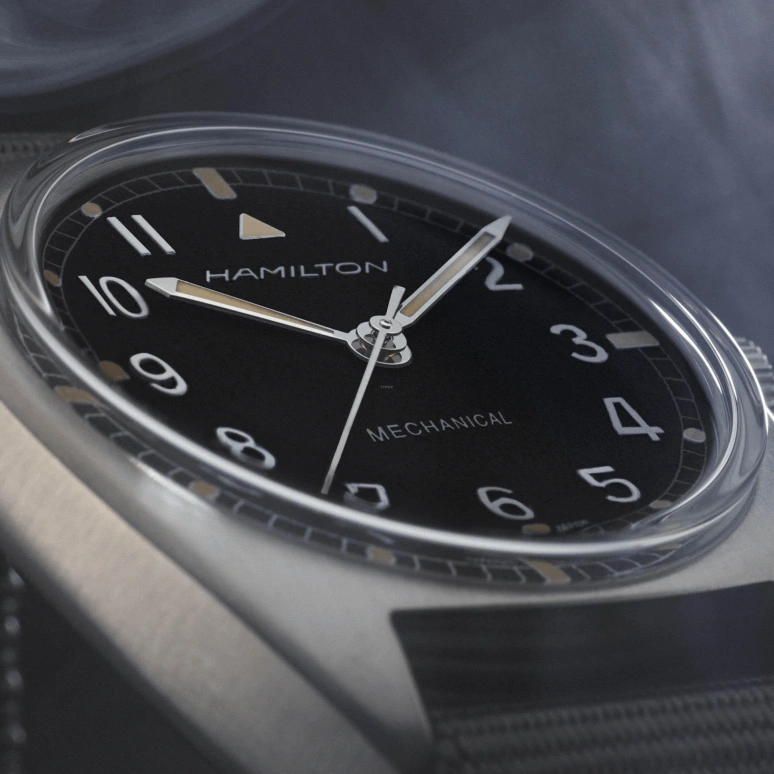 Hamilton,Khaki Aviation 35mm,35mm,Stainless Steel,Black,Handwound,Day,80hours,H76419931