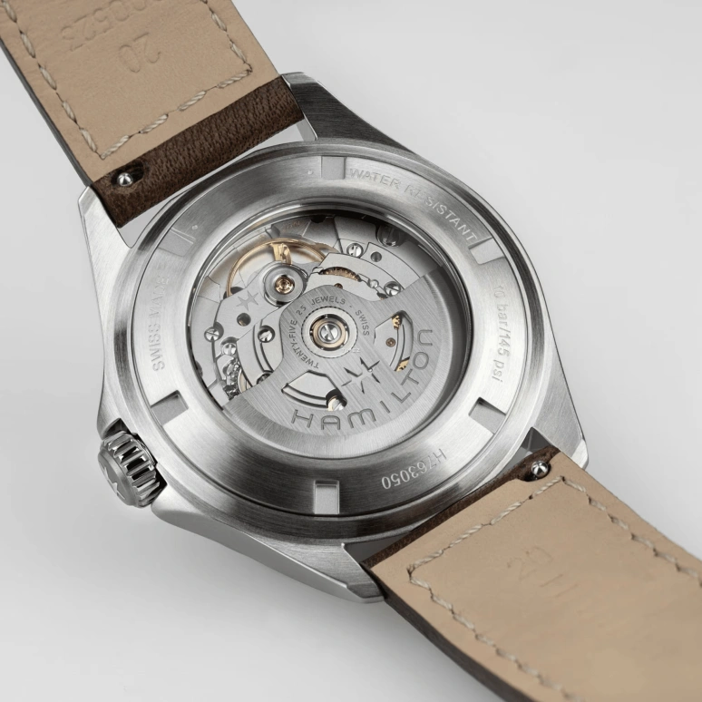 Hamilton,Khaki Aviation 39mm,39mm,Stainless Steel,Green,Automatic,80hours,In-house Caliber,H76305560