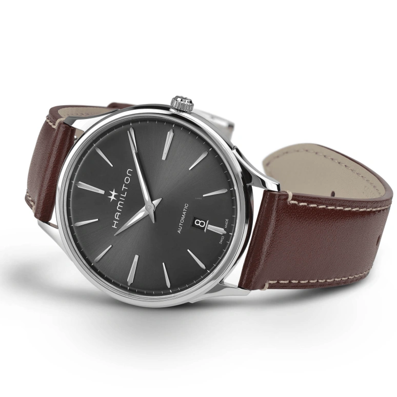 Hamilton,Jazzmaster 40mm,40mm,Stainless Steel,Grey,Automatic,Day,42hours,H38525881