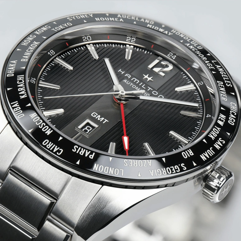Hamilton,Broadway 46mm,46mm,Stainless Steel,Black,Automatic,80hours,In-house Caliber,H43725131