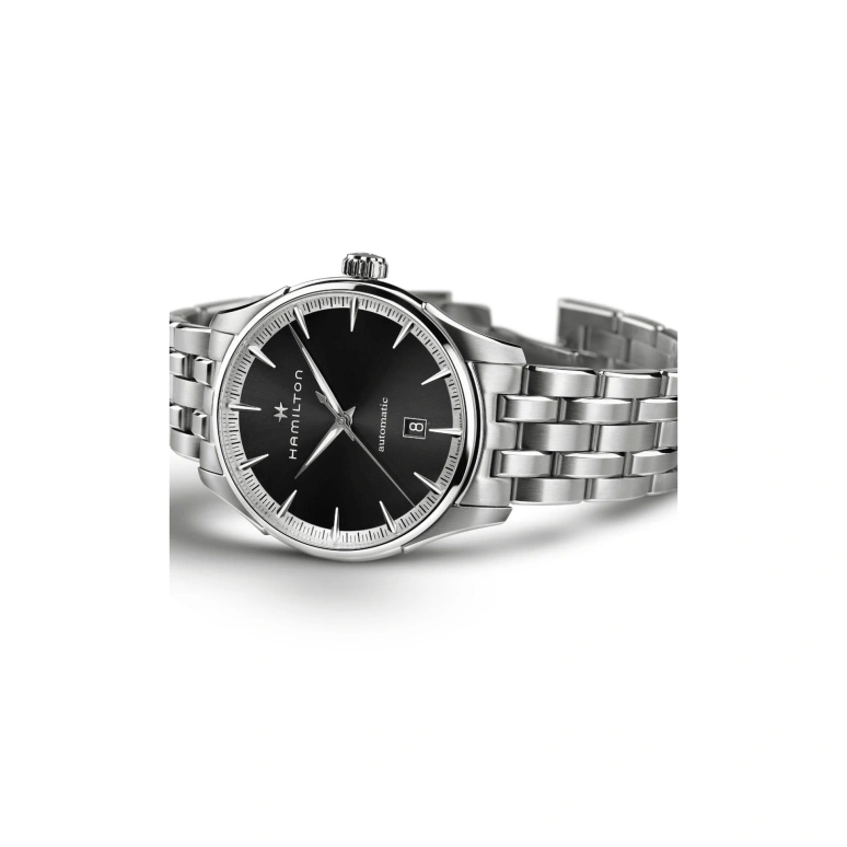 Hamilton,Jazzmaster 40mm,40mm,Stainless Steel,Black,Automatic,80hours,In-house Caliber,H32475130