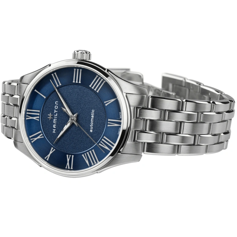 Hamilton,Jazzmaster 40mm,40mm,Stainless Steel,Blue,Automatic,80hours,In-house Caliber,H42535140
