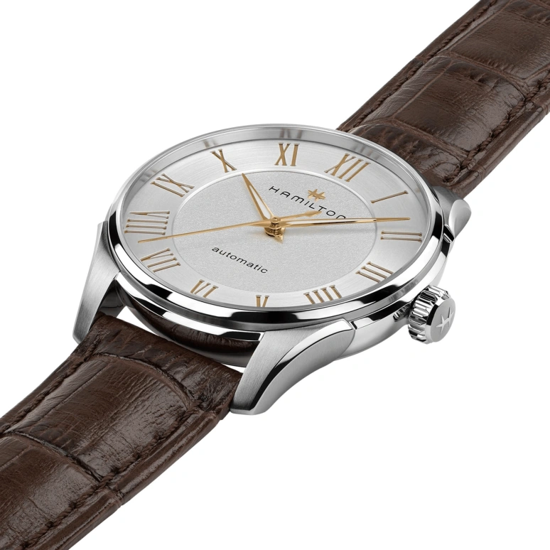 Hamilton,Jazzmaster 40mm,40mm,Stainless Steel,Silver White,Automatic,80hours,In-house Caliber,H42535550