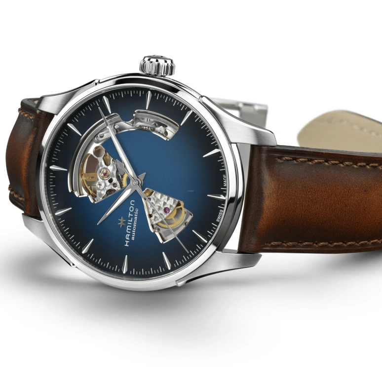 Hamilton,Jazzmaster 40mm,40mm,Stainless Steel,Blue,Automatic,80hours,In-house Caliber,H32675540
