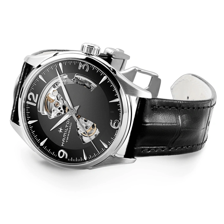 Hamilton,Jazzmaster 42mm,42mm,Stainless Steel,Black,Automatic,80hours,In-house Caliber,H32705731