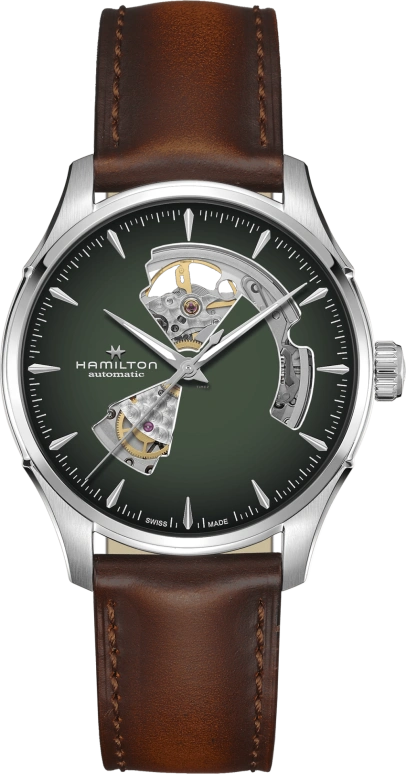 Hamilton,Jazzmaster 40mm,40mm,Stainless Steel,Green,Automatic,80hours,In-house Caliber,H32675560