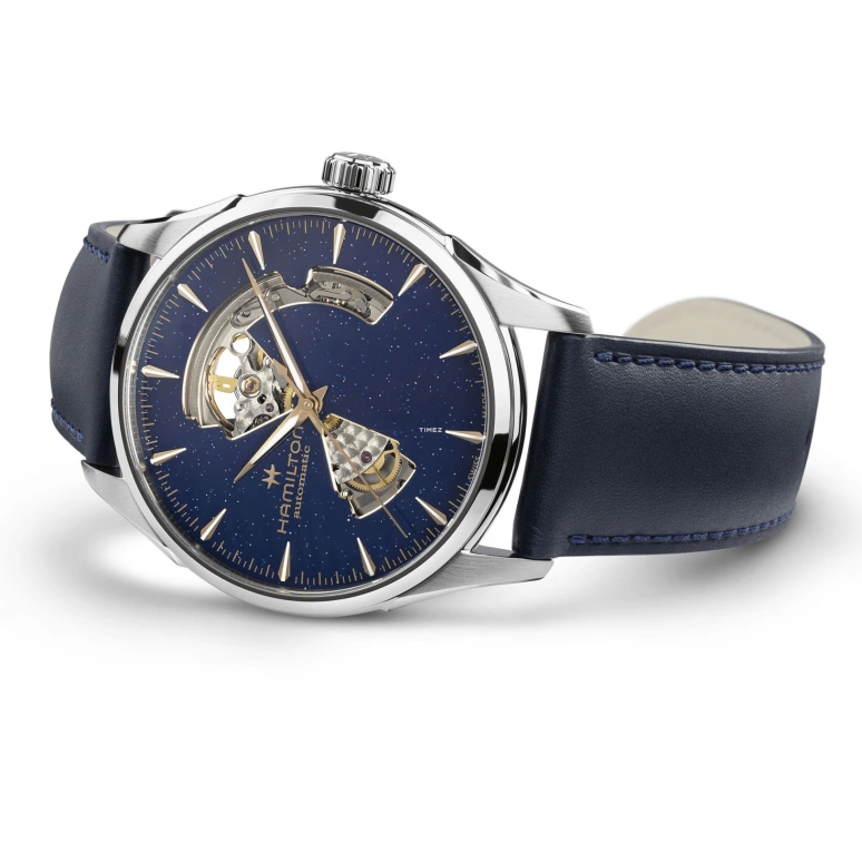 Hamilton,Jazzmaster 42mm,42mm,Stainless Steel,Blue,Automatic,80hours,In-house Caliber,H32705640
