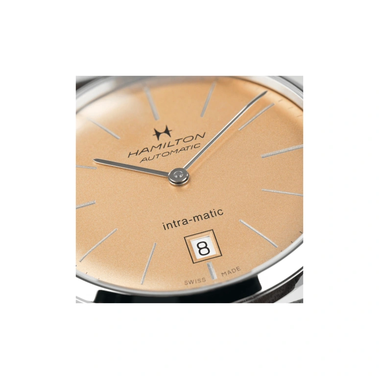 Hamilton,American Classic 38mm,38mm,Stainless Steel,Champagne,Automatic,Date,Power Reserve Indicator,H38455501