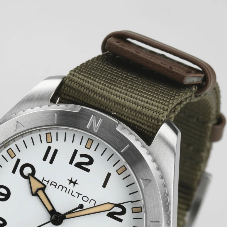 Hamilton,Khaki Field 41mm,41mm,Stainless Steel,White,Automatic,80hours,In-house Caliber,H70315910