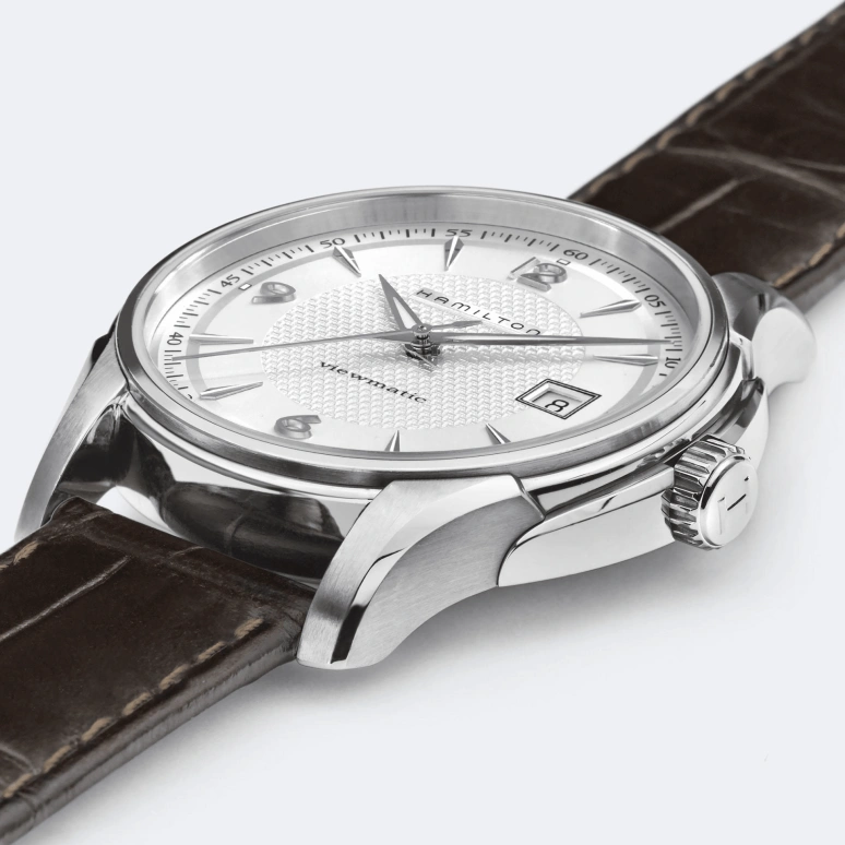 Hamilton,Jazzmaster 40mm,40mm,Stainless Steel,Silver,Automatic,Chronograph,Date,H32515555