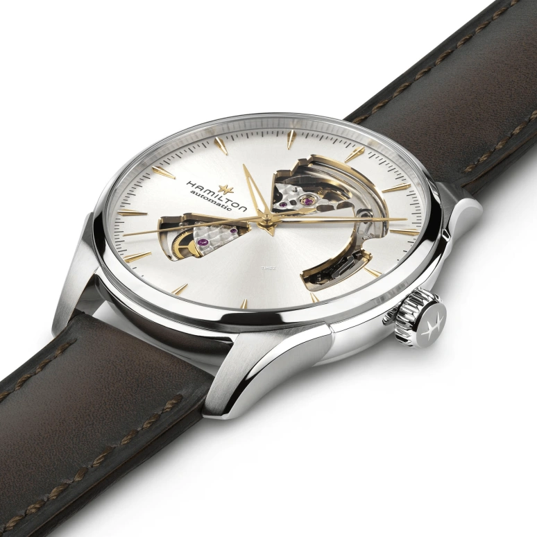 Hamilton,Jazzmaster 40mm,40mm,Stainless Steel,Silver,Automatic,Sapphire,Glass,Tonneau,H32675551
