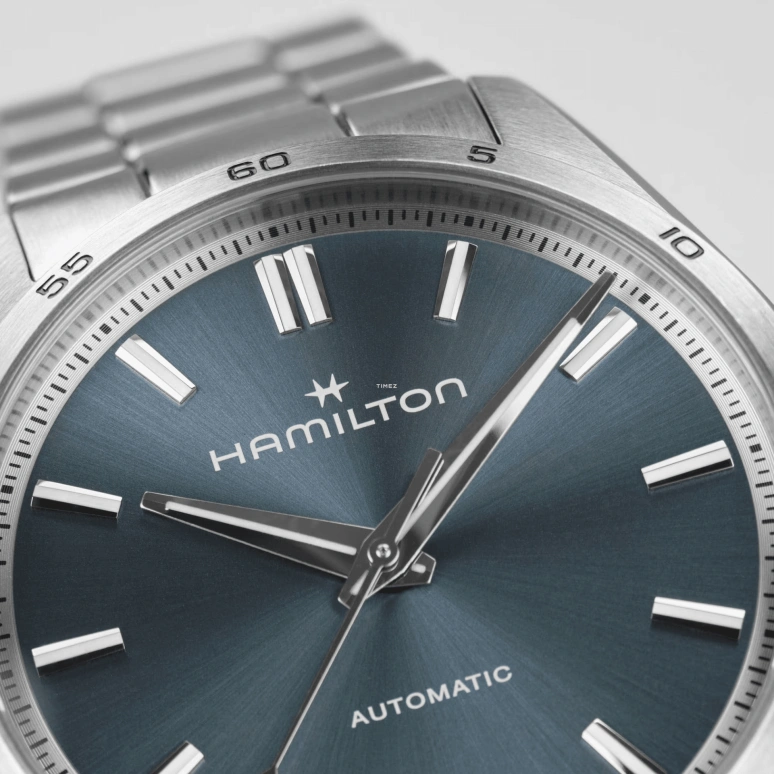 Hamilton,Jazzmaster 38mm,38mm,Stainless Steel,Blue,Automatic,80hours,In-house Caliber,H36235140