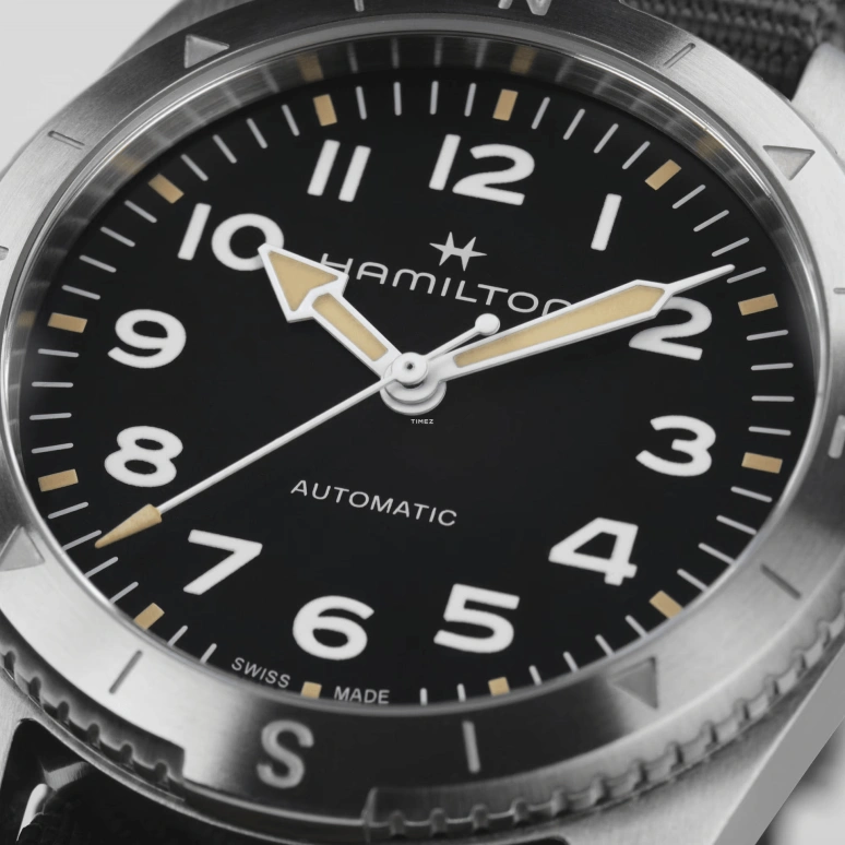 Hamilton,Khaki Field 37mm,37mm,Stainless Steel,Black,Automatic,80hours,In-house Caliber,H70225930