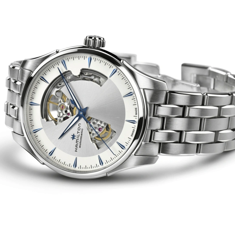 Hamilton,Jazzmaster 40mm,40mm,Stainless Steel,Silver White,Automatic,80hours,In-house Caliber,H32675150